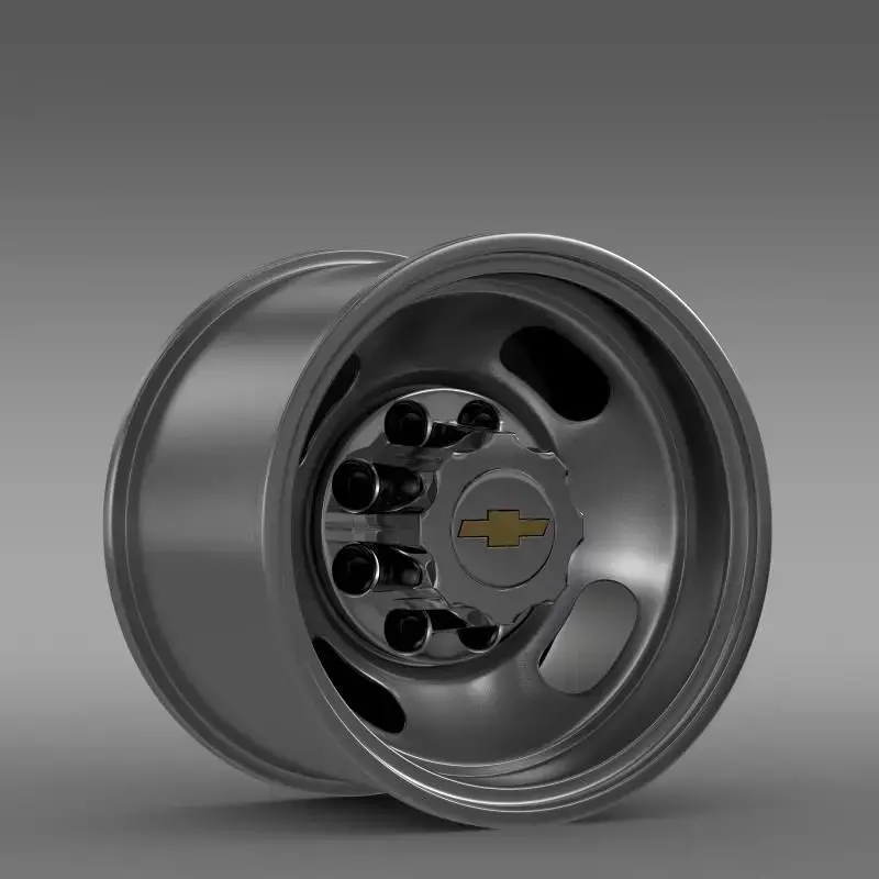 Chevrolet Silverado 3500HD 2008 rear rim 3D model