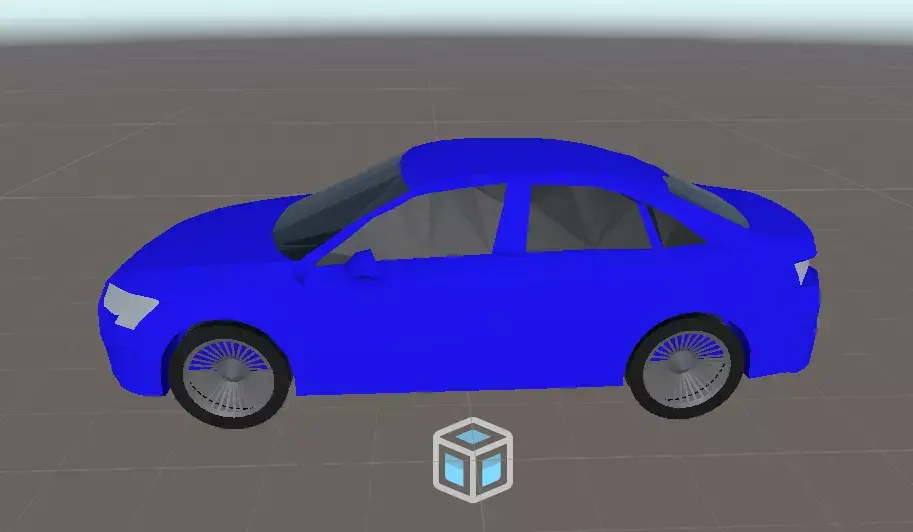 3D Low-Poly Car Model Free low-poly 3D model