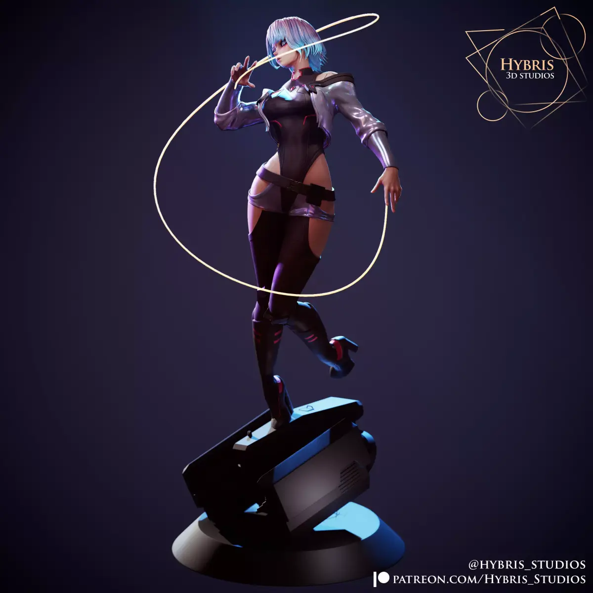 Lucy from Cyberpunk Edgerunners Commercial Package 3D print model