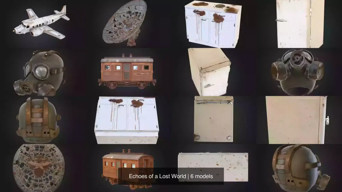 Echoes of a Lost World 3D Model Pack