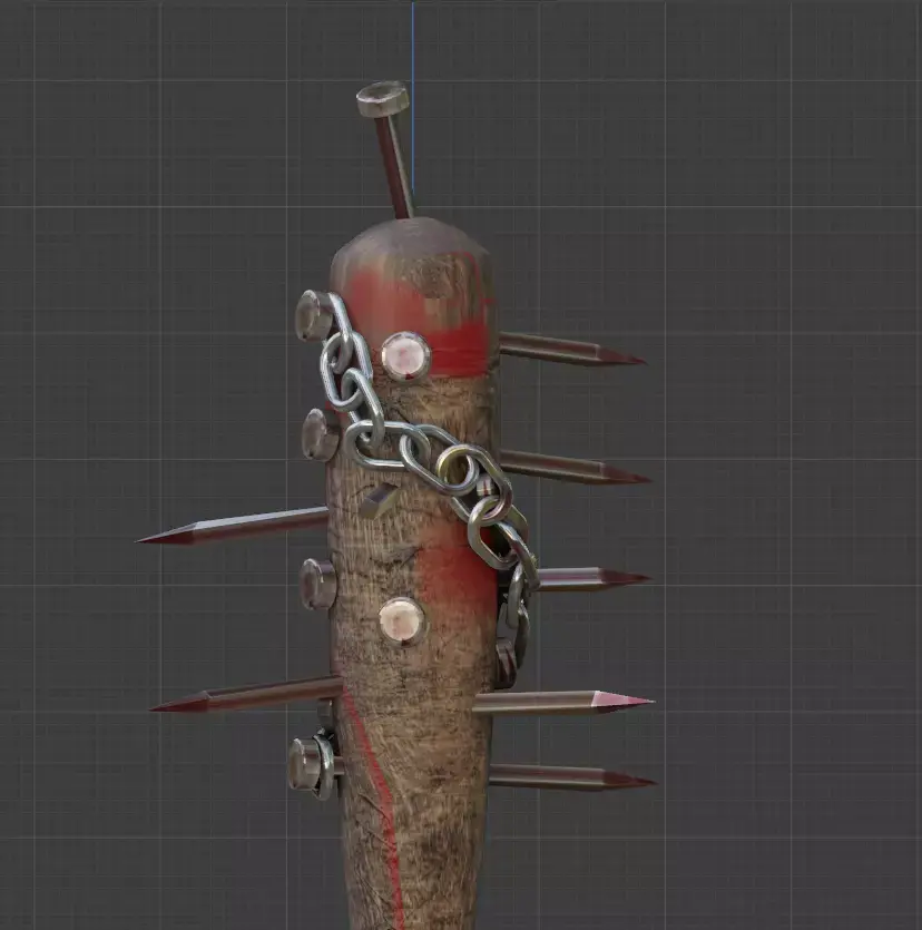 Baseball bat Low-poly 3D model buy