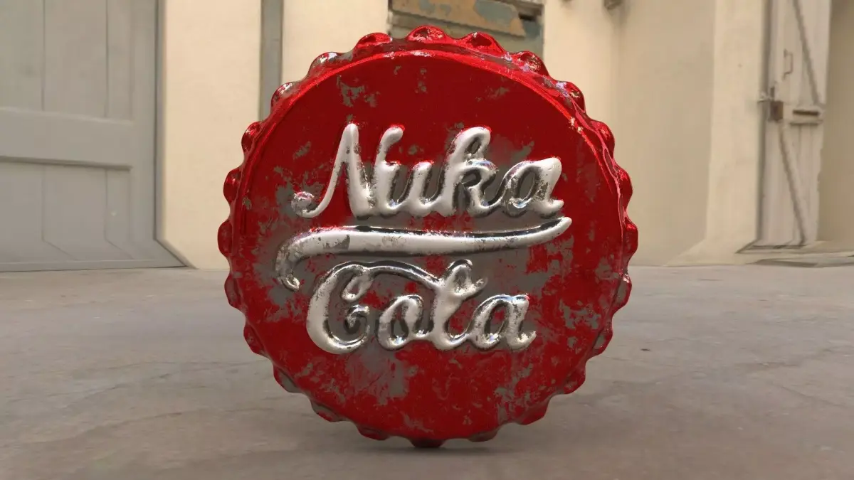 NUKA CAP BOTTLE 3D model
