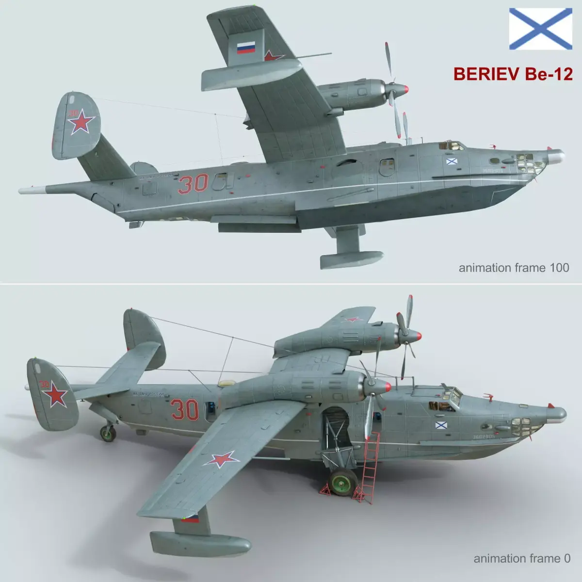 Beriev Be-12 3D model