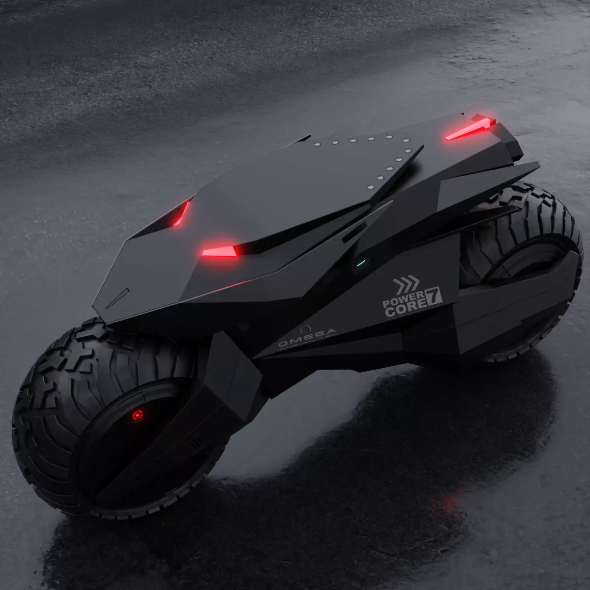 Motorcycle Robot 3D model