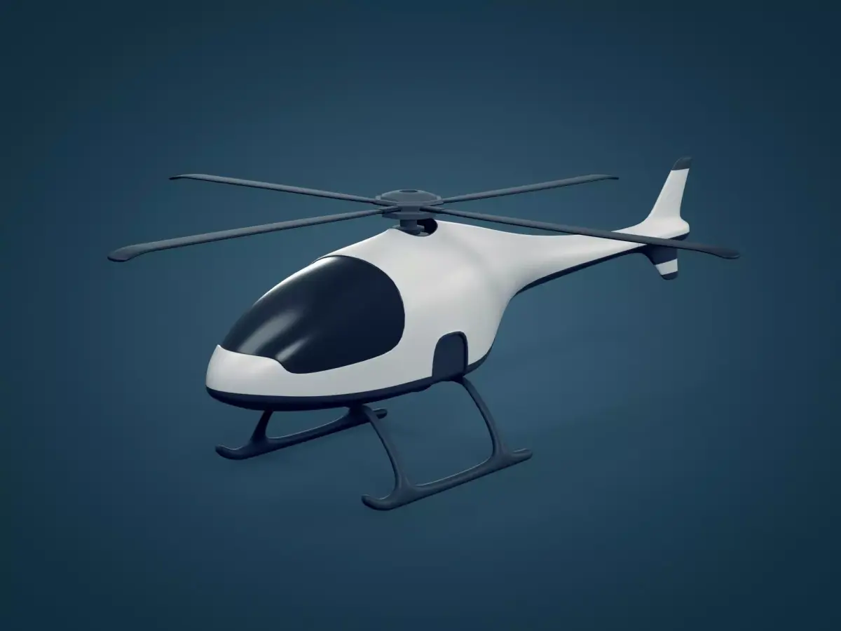 Aircraft Low-poly 3D model get