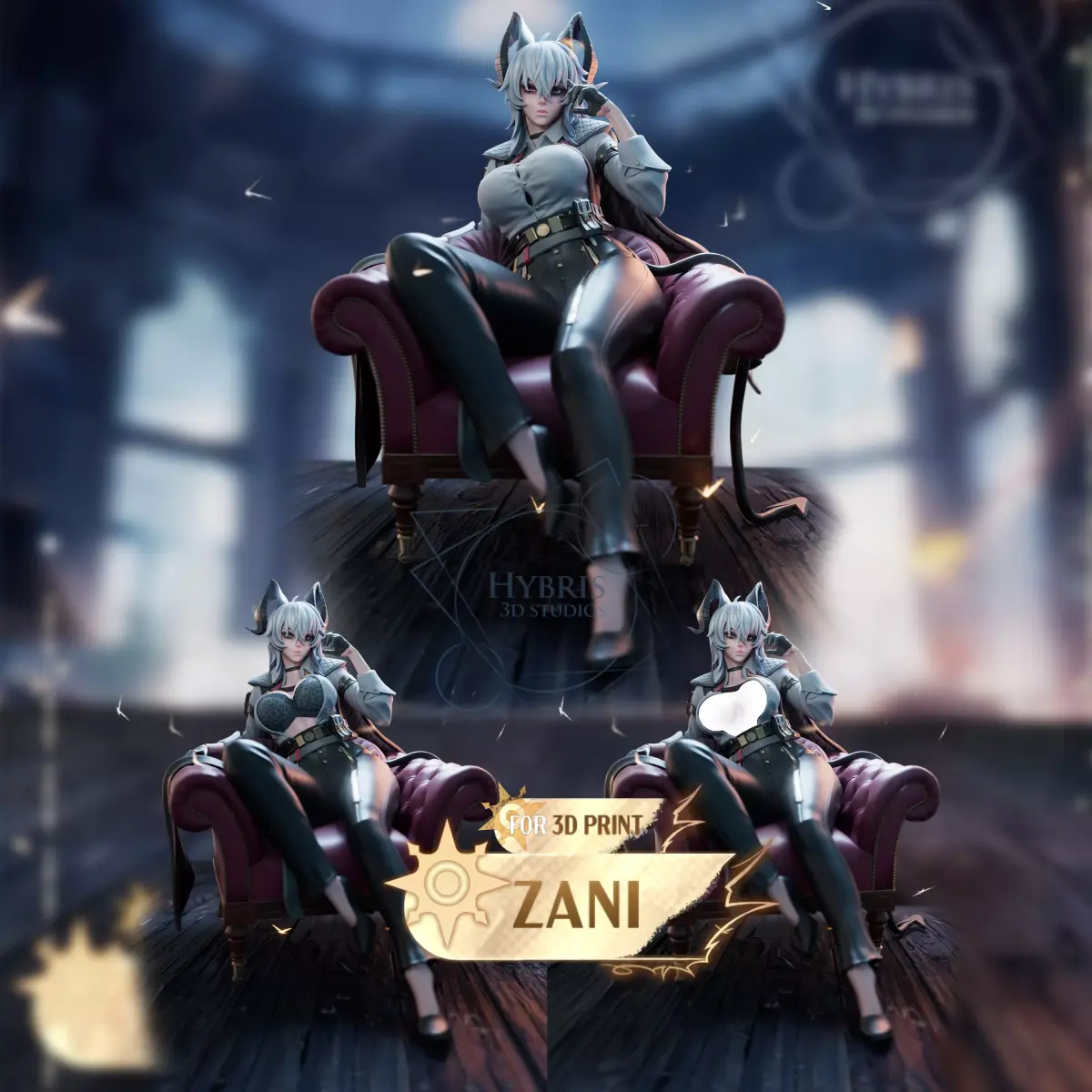 Zani from Wuthering Waves Commercial Package 3D print model