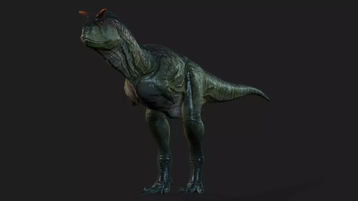 Carnotaurus dinosaur Low-poly with textures Low-poly 3D model