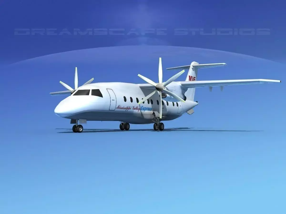 Dornier 328-130 Mississippi Valley Air 3D model