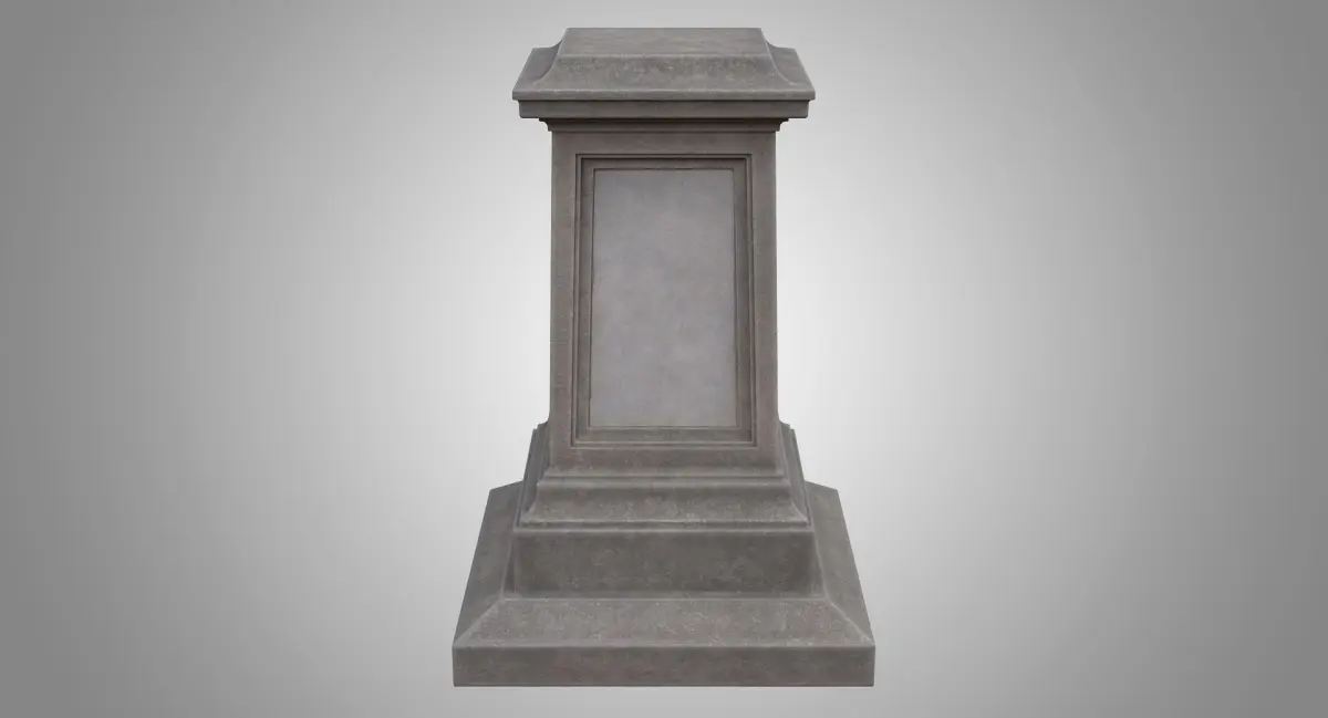 Pedestal 3 3D model