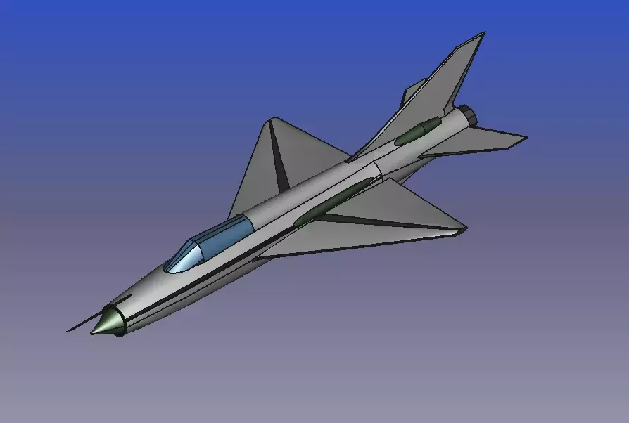 MIG 21 Bison  Free 3D print model