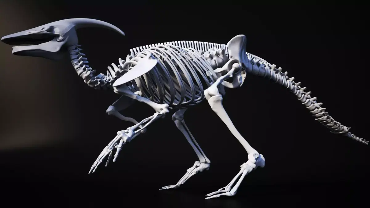 Dinosaur bone 3D model