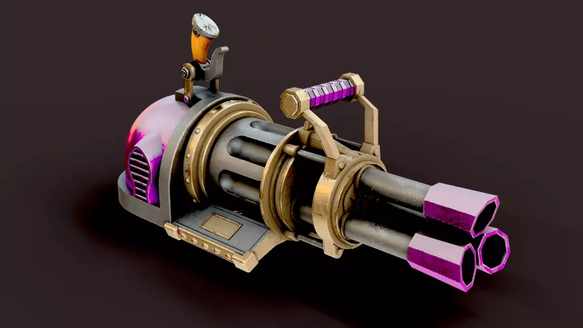 ARCANE - JINX MINIGUN - Cosplay - League of legends 3D model