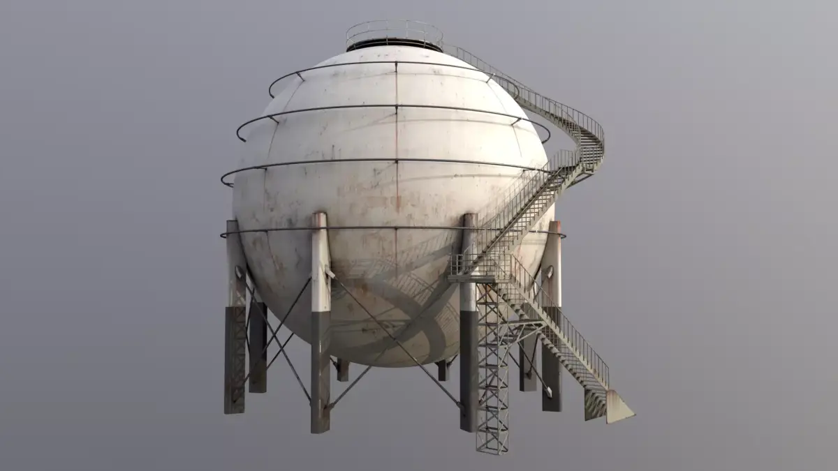 Gas Sphere - Horton Sphere 3D model
