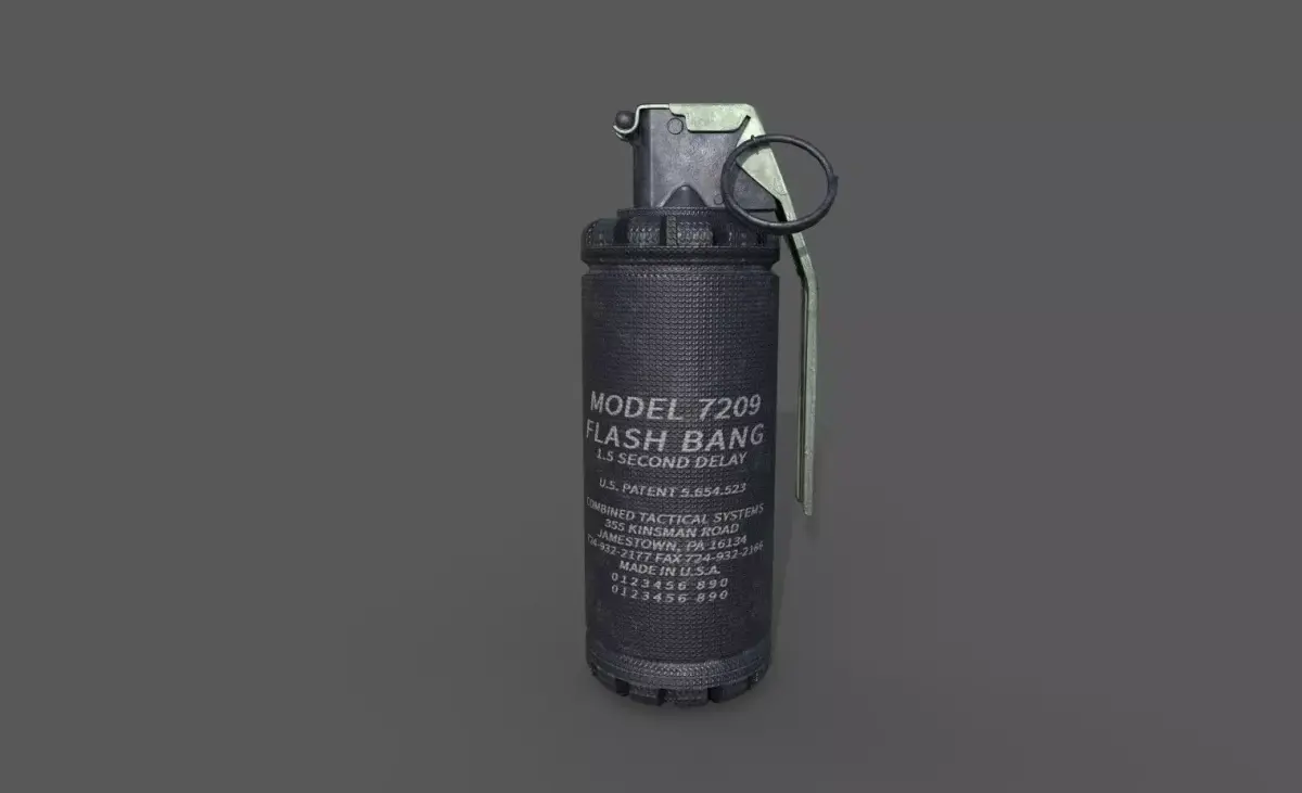 grenades model 7290 Low-poly 3D model