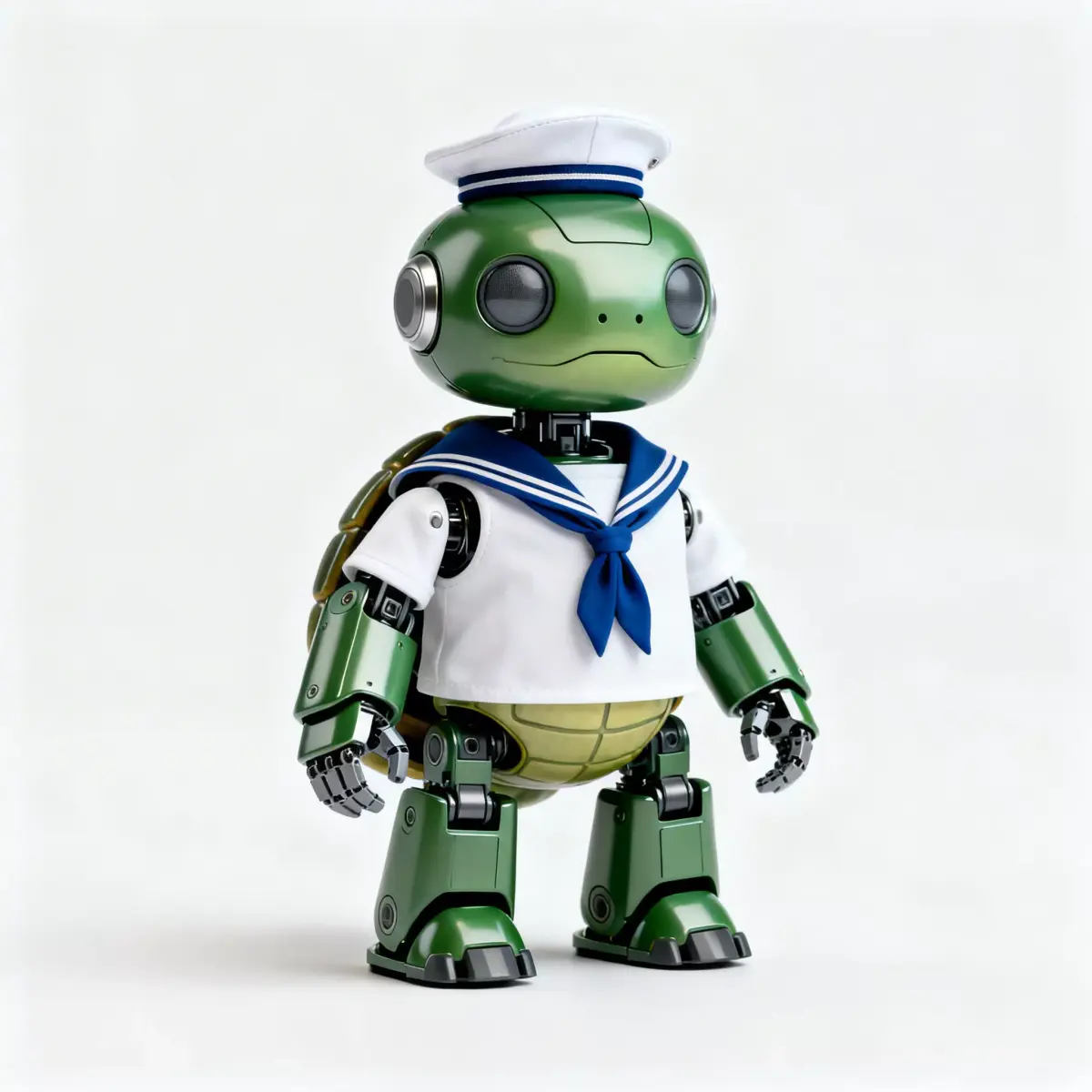 Realistic Robotic Sailor Turtle 3D Model Low-poly 3D model