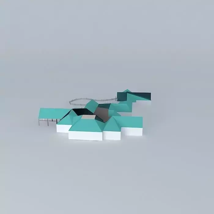 SeaWorld San Diego Old Cyldesdale Resturant 3D model