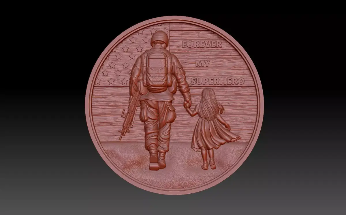 Superhero 3D print model
