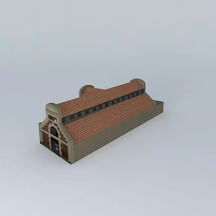 Berck Beach Fish of Covered Market Free 3D model