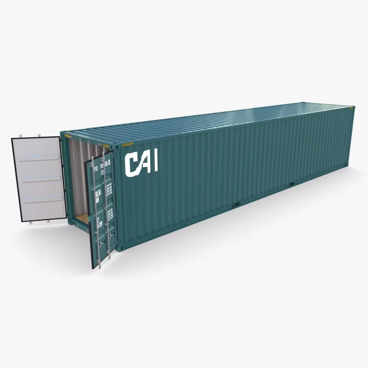 40ft Shipping Container CAI v3 3D model