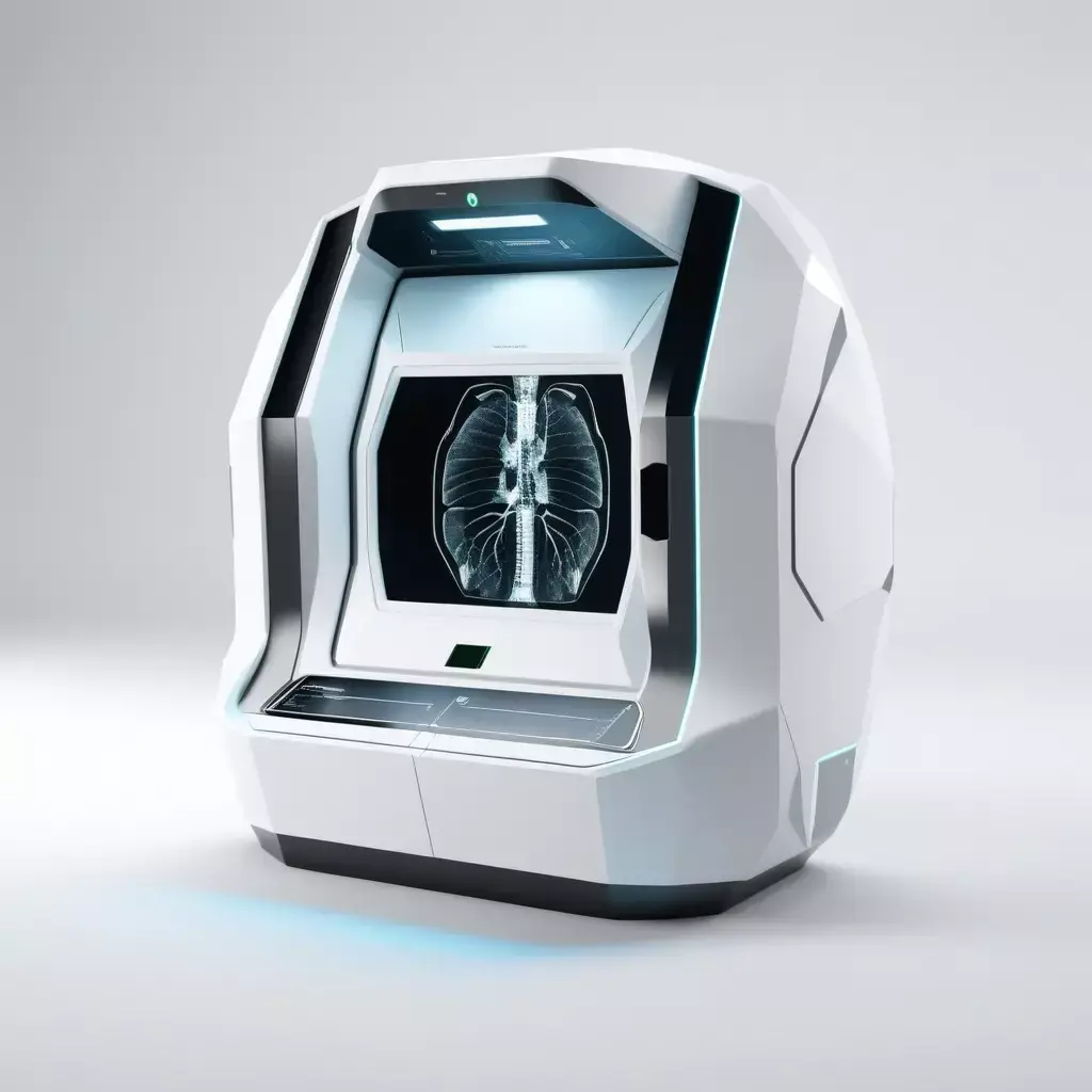 Futuristic Medical Scanner 3D Model 3D model