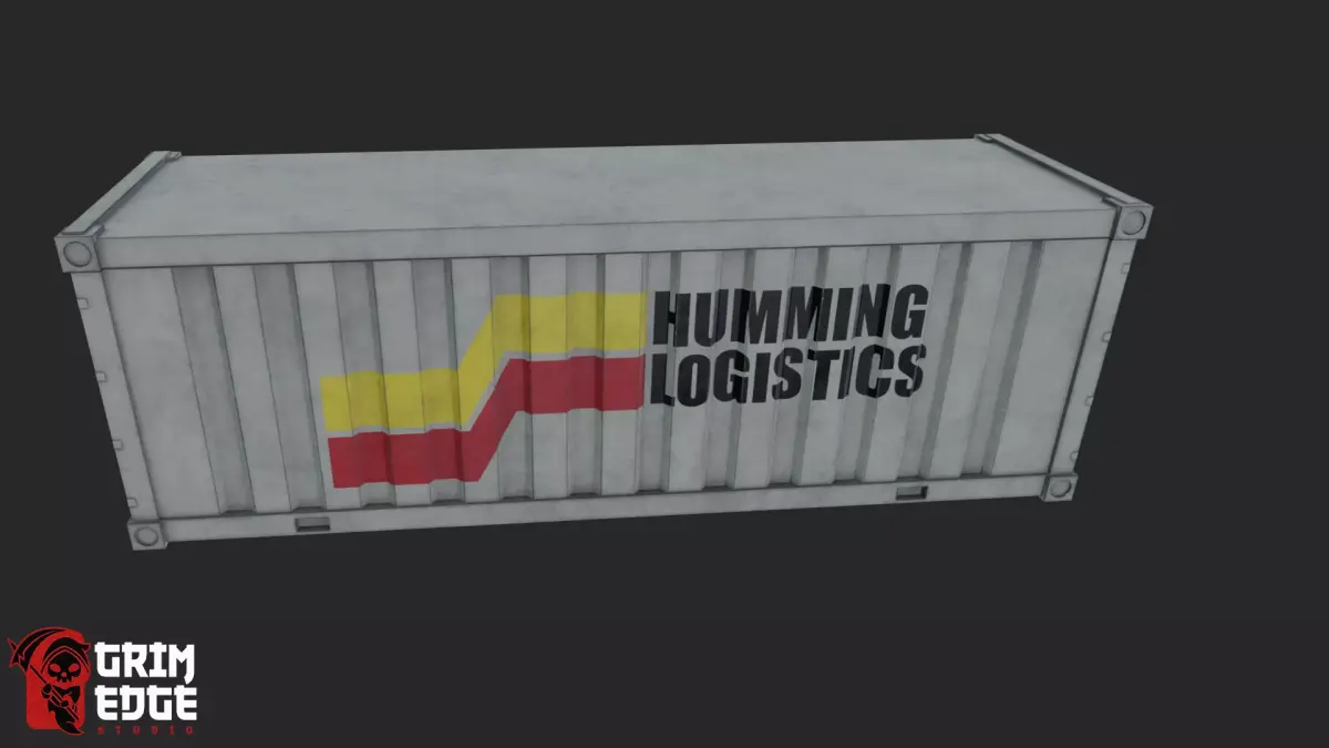 Shipping Cargo Container 3D model