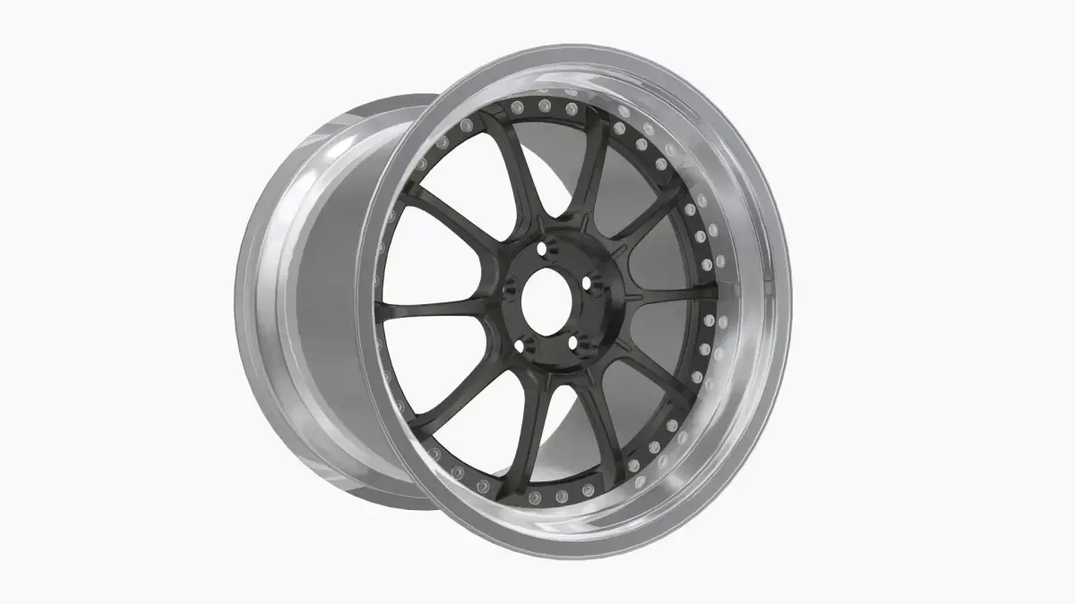 SSR Professor SP5 Wheel Low-poly 3D model