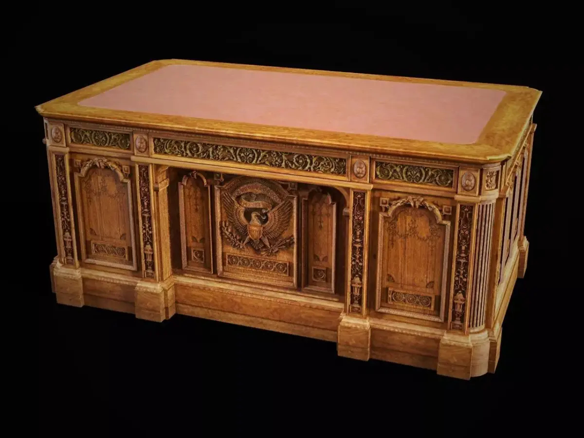 Resolute Desk of the Oval Office 3D model purchase