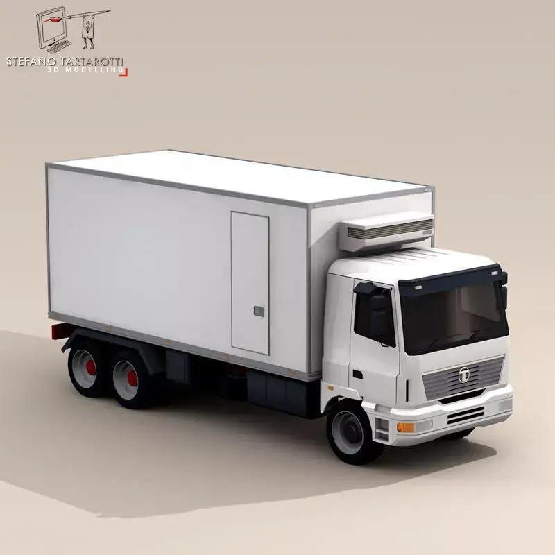 Fridge truck 3D model