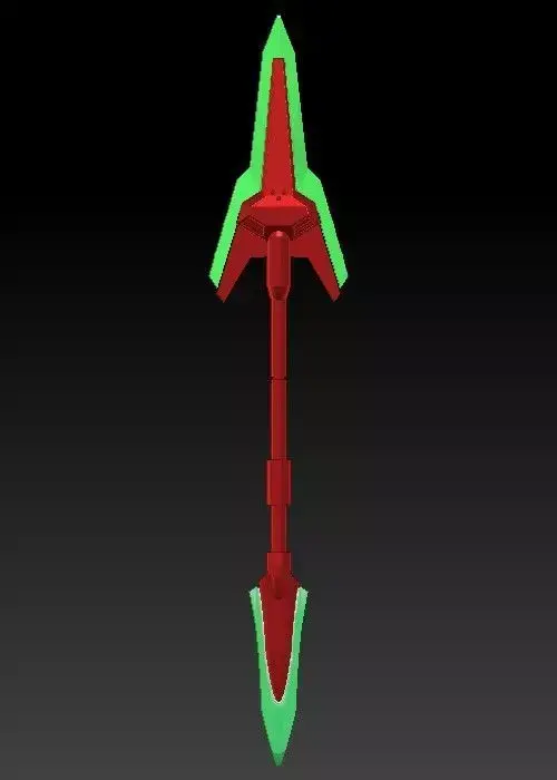 Darilbalde  Beam Polearm from MSG The Witch from Mercury Free 3D print model