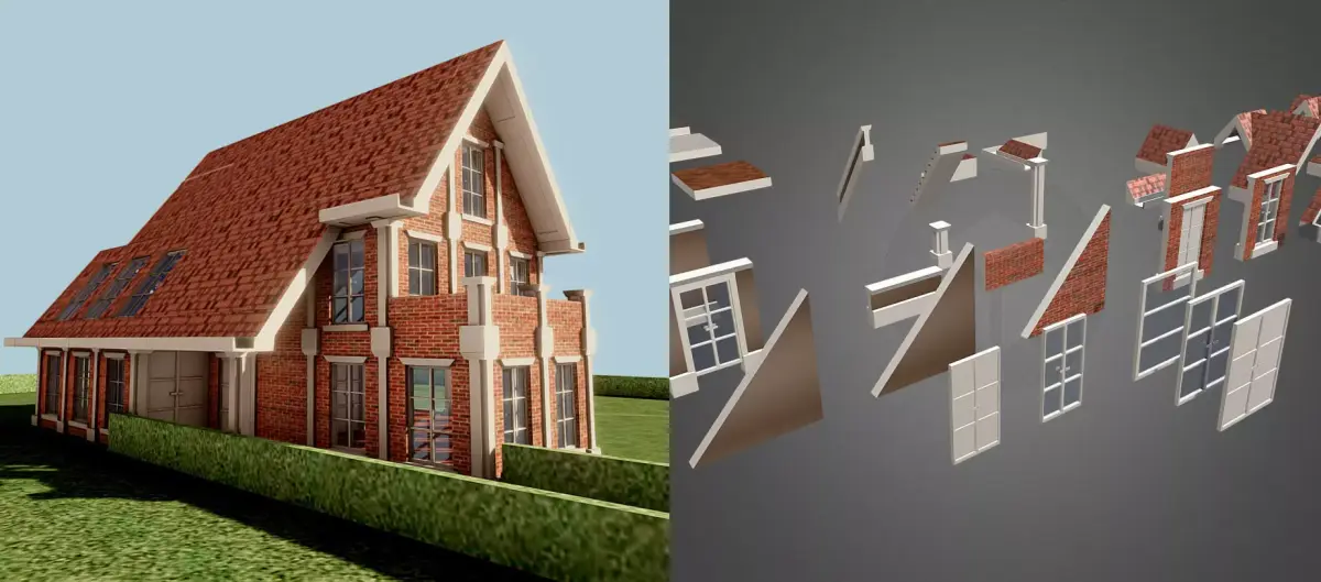DreamHome Architectural Assets Free low-poly 3D model