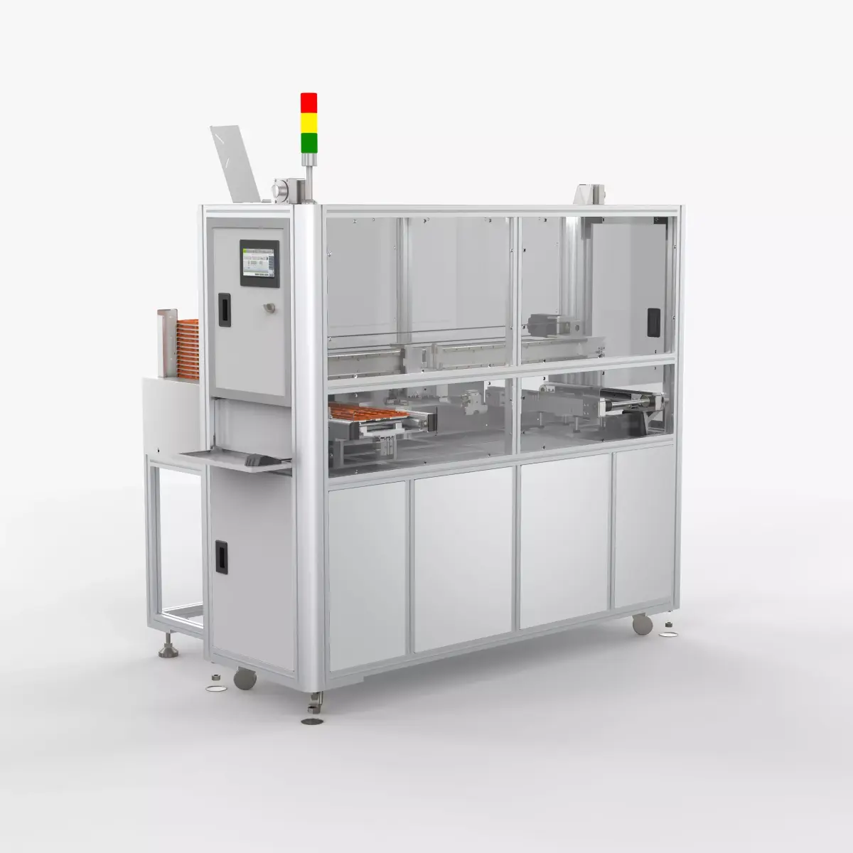 Automatic Tray Positioning and Recycling Machine 3D model