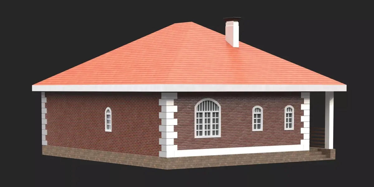 Onestory private house 3D model