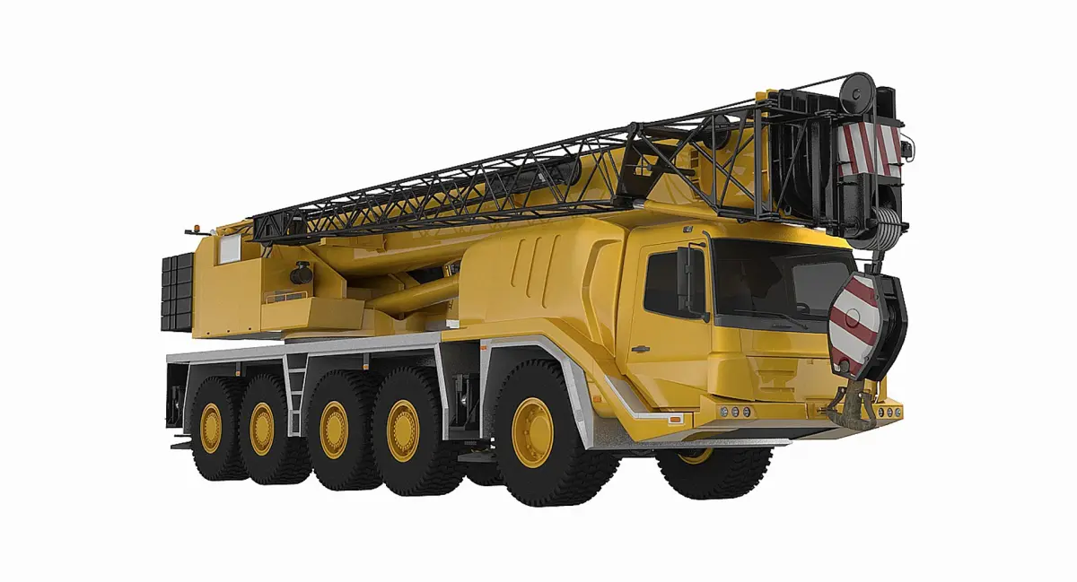 Mobile Crane GMK 5059 3D model purchase