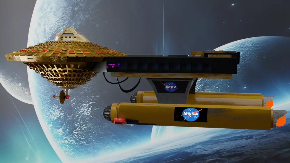 Space 1999 Hawk Spaceship 3D model