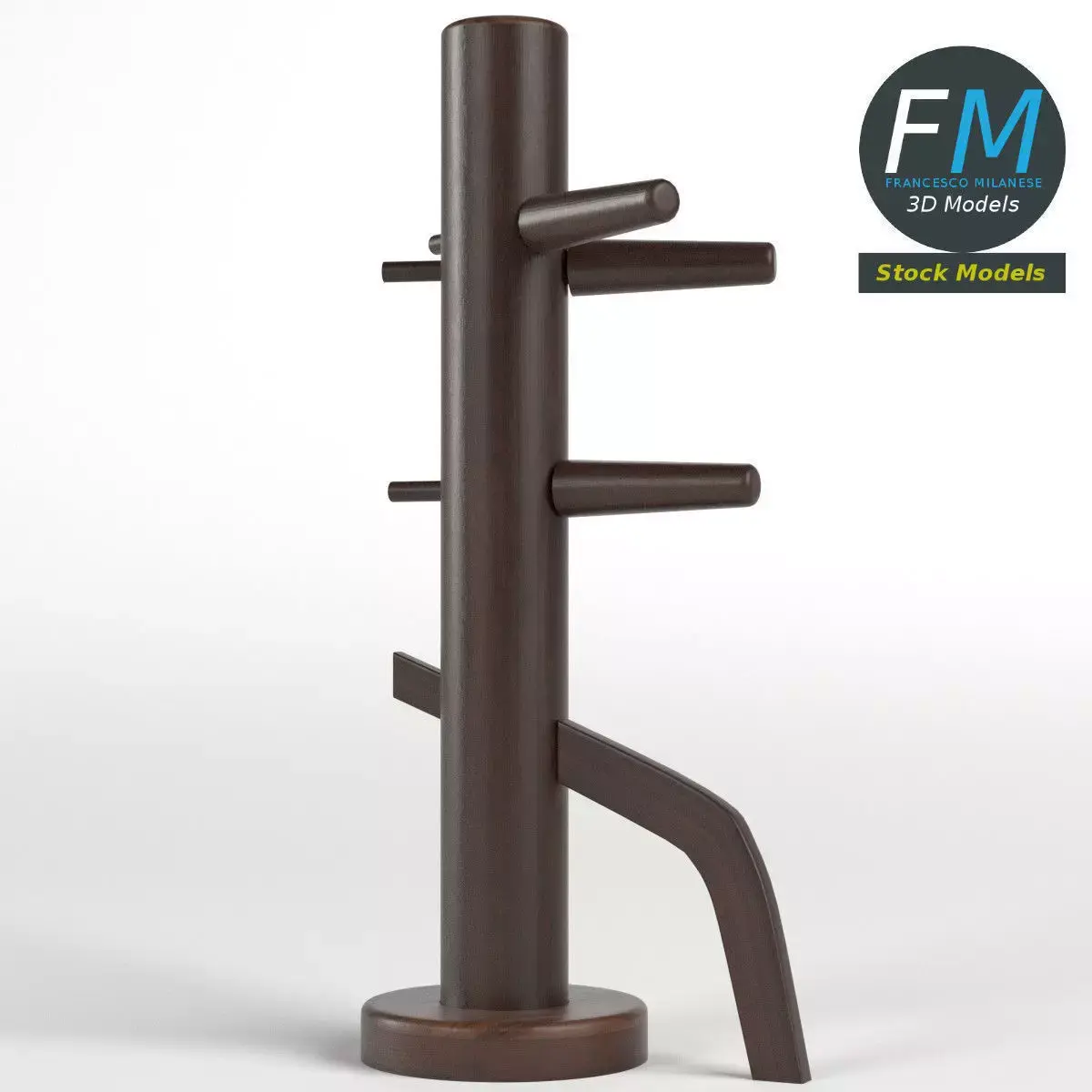 Martial arts wooden dummy 3D model