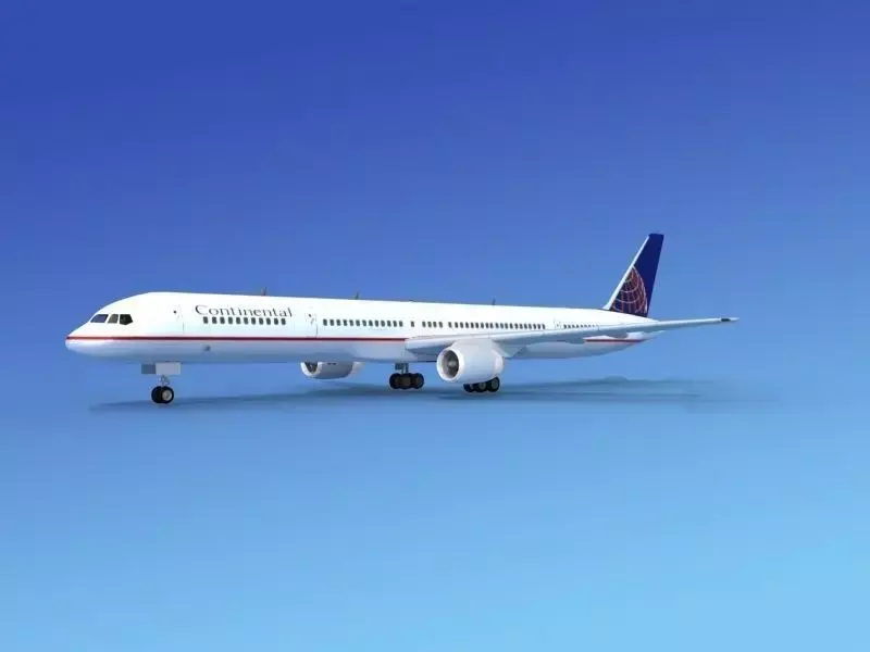 Boeing 757-300 Continental  3D model