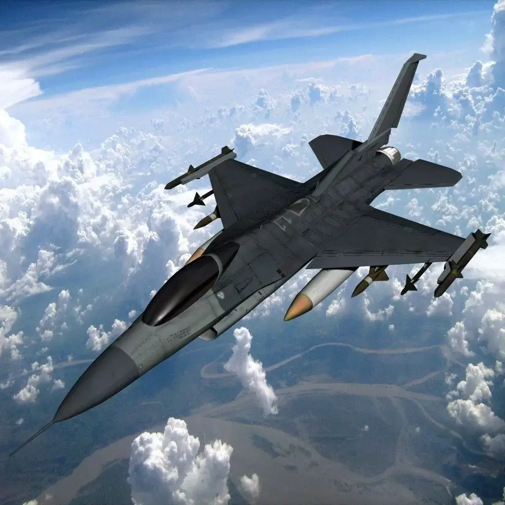 F16 Fighter Low-poly 3D model purchase