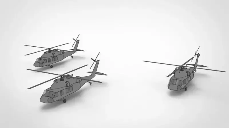 Sikorsky UH-60 Black Hawk 3D model shop