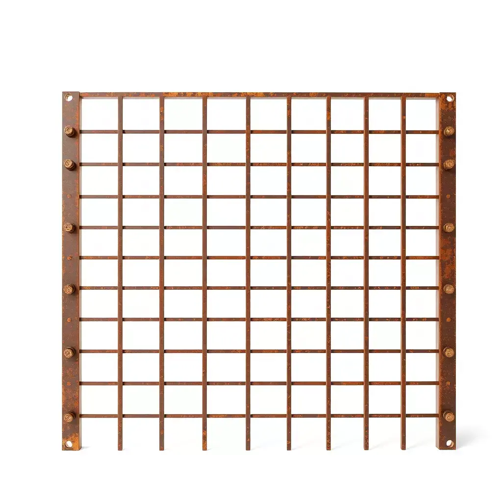 Rustic Metal Grid Panel model pack Low-poly 3D model