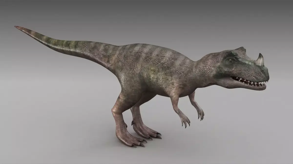 ceratosaurus beast dragon jurassic dinosaurs poseable wild  3D model