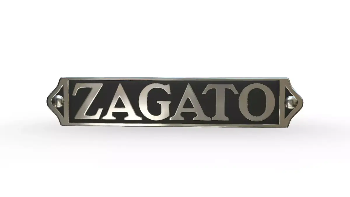 Zagato logo 3D model