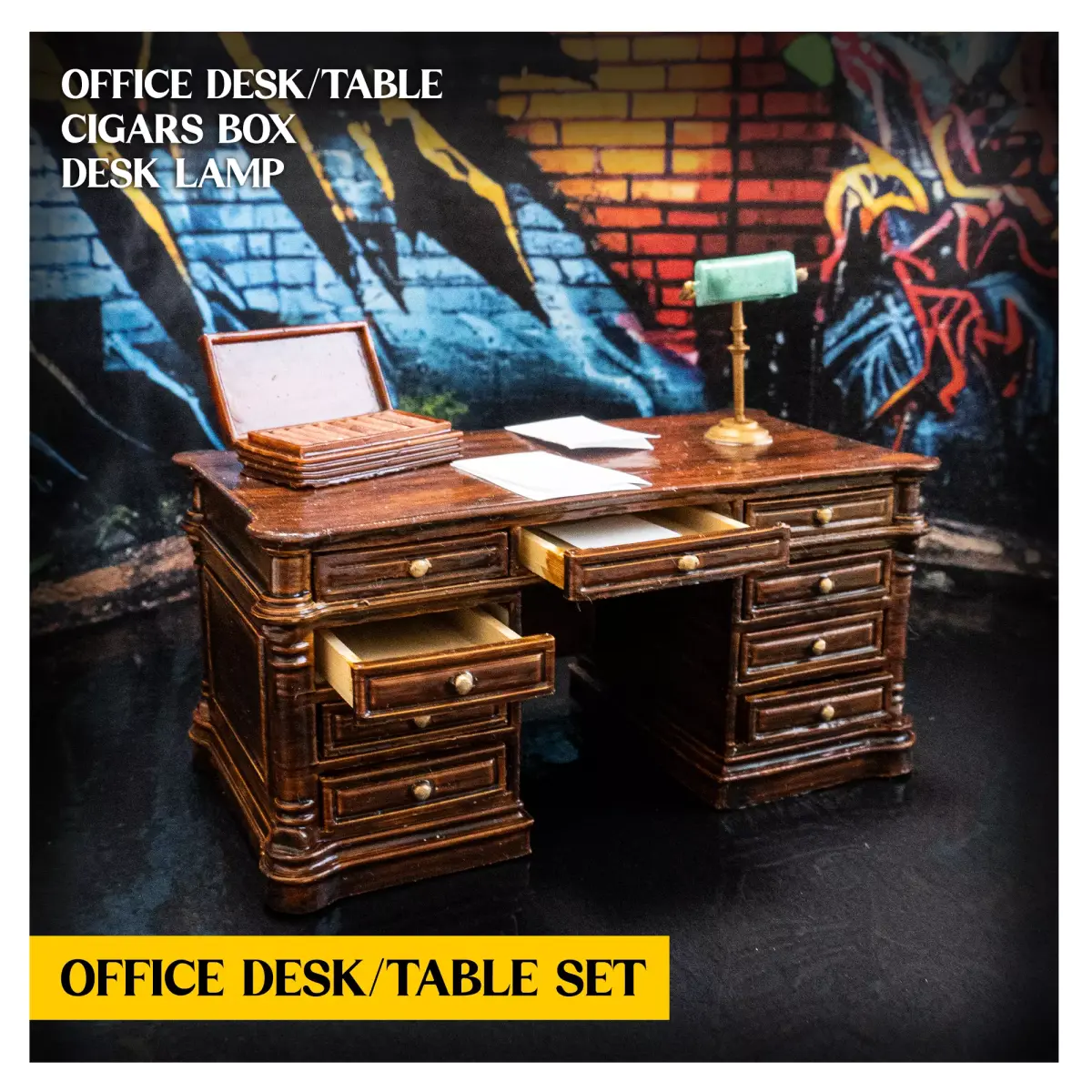 Diorama Part - Home Office Desk Table 3D print model