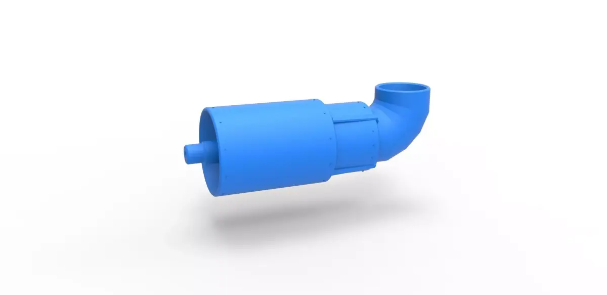 Jet engine 6 Scale 1 to 25 3D print model