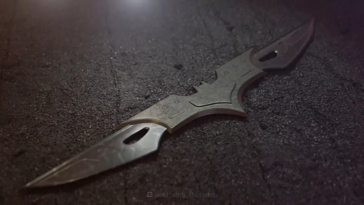 Batman blade Low-poly 3D model
