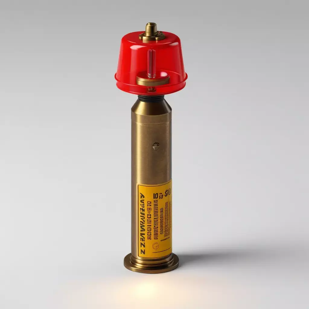 Industrial Brass Signal Beacon Lamp 3D model