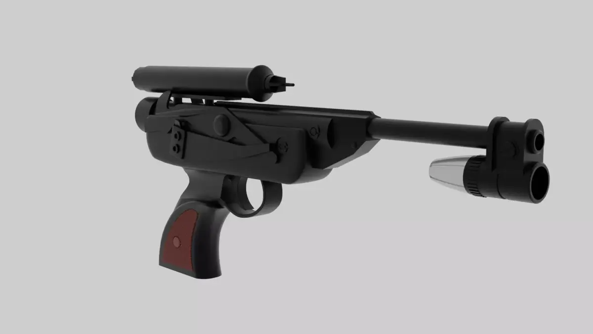 DL-18 Blaster 3D model