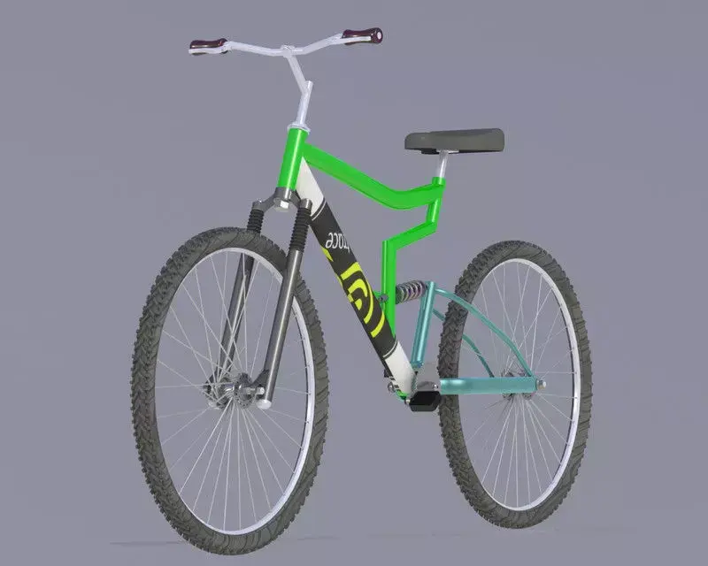 Bicycle Free 3D model 4