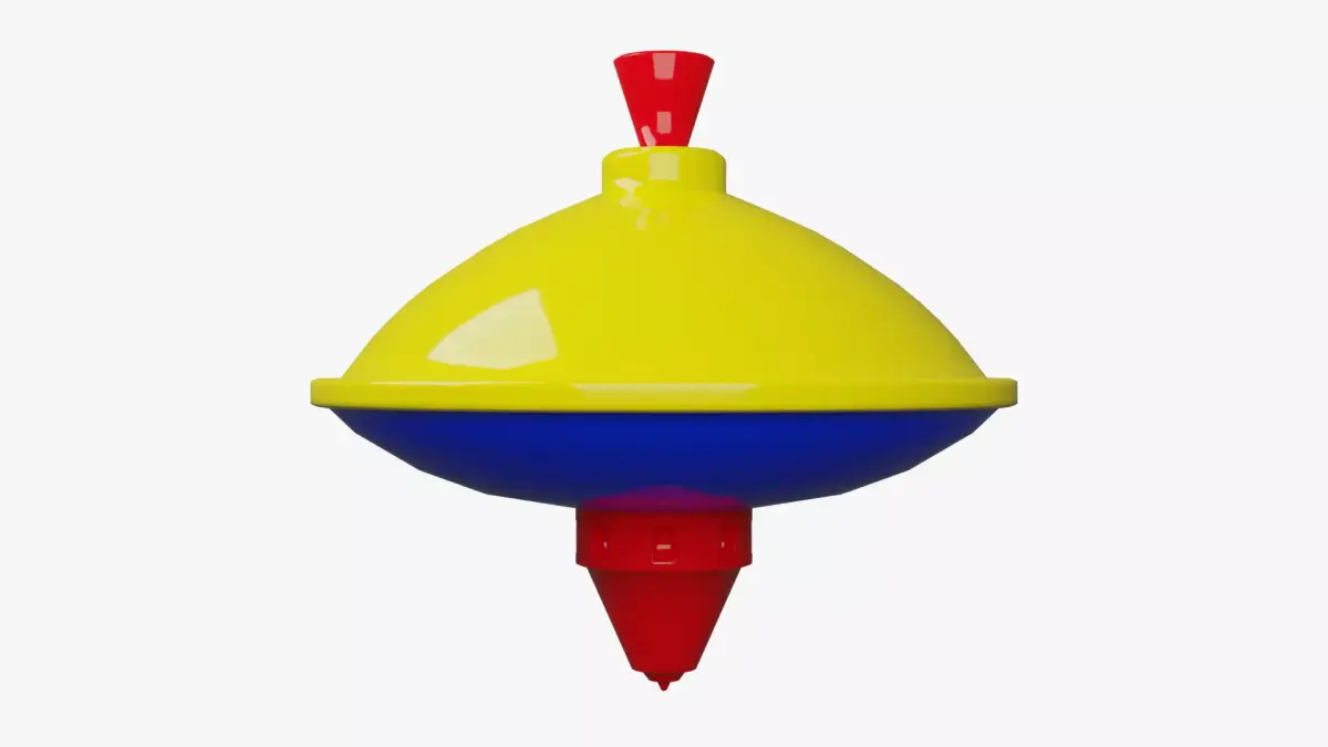 Kids Toys - Spinning Top 3D model