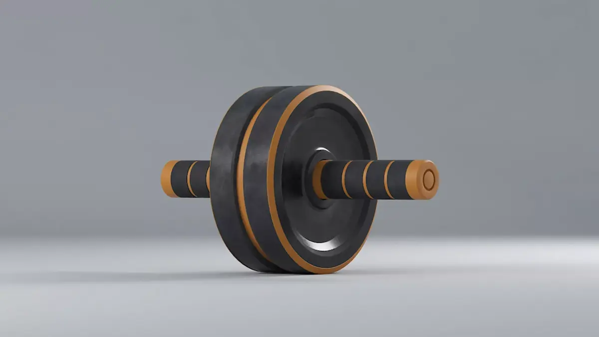 Professional Ab Roller - PBR 3D model
