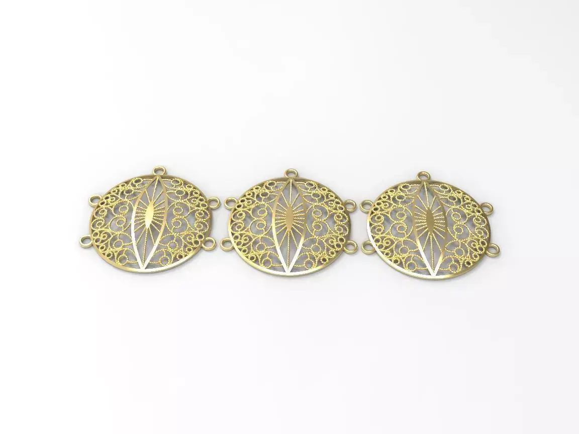 woman necklace part 22k c00008 3D print model